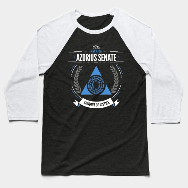 Azorius Senate Baseball T-Shirt by ohitsmagic